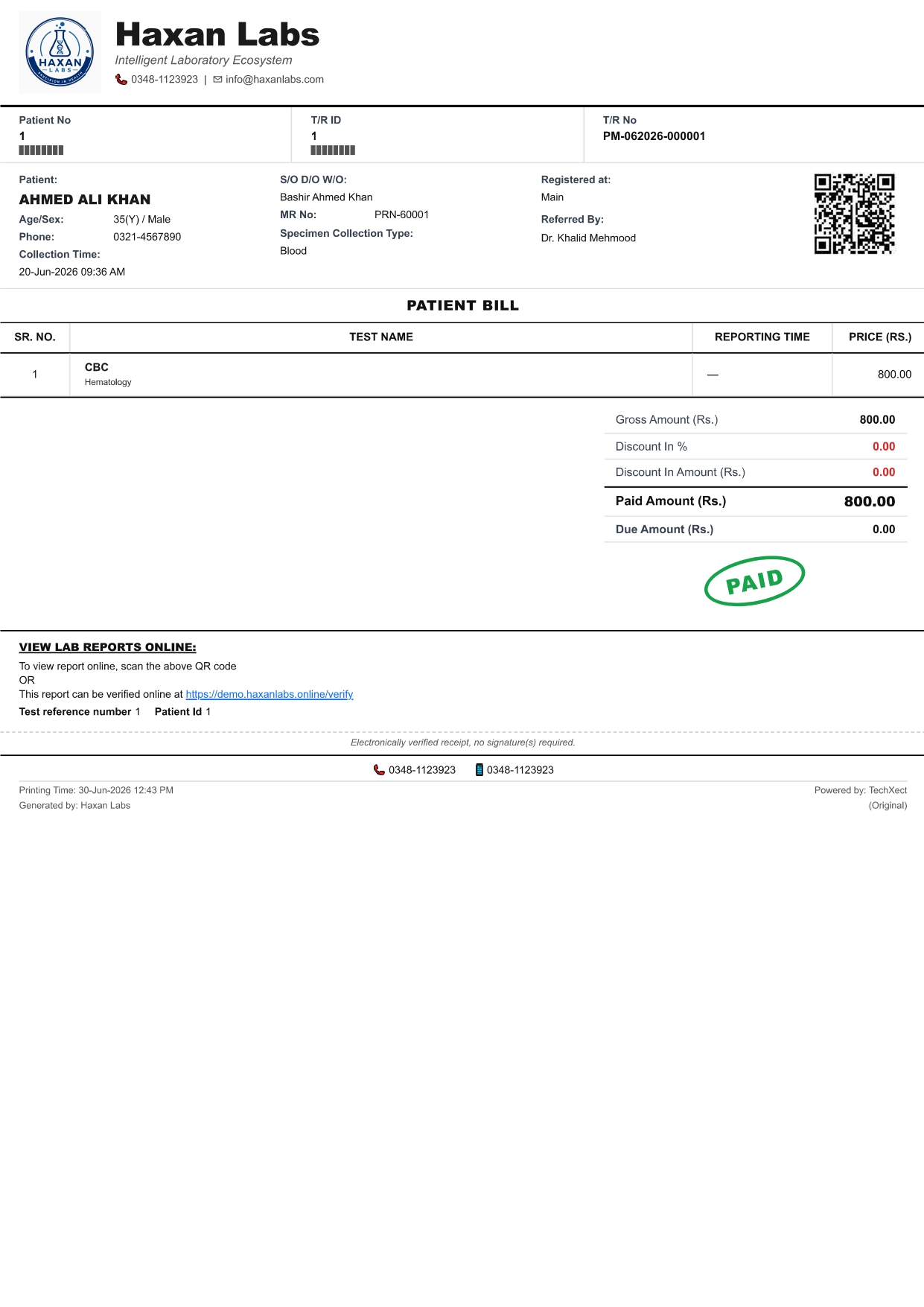 A4 Invoice Preview